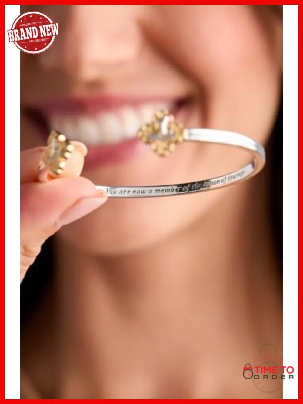 The Wizard of Oz Charm Bracelet, Gold and Silver Plated Brass